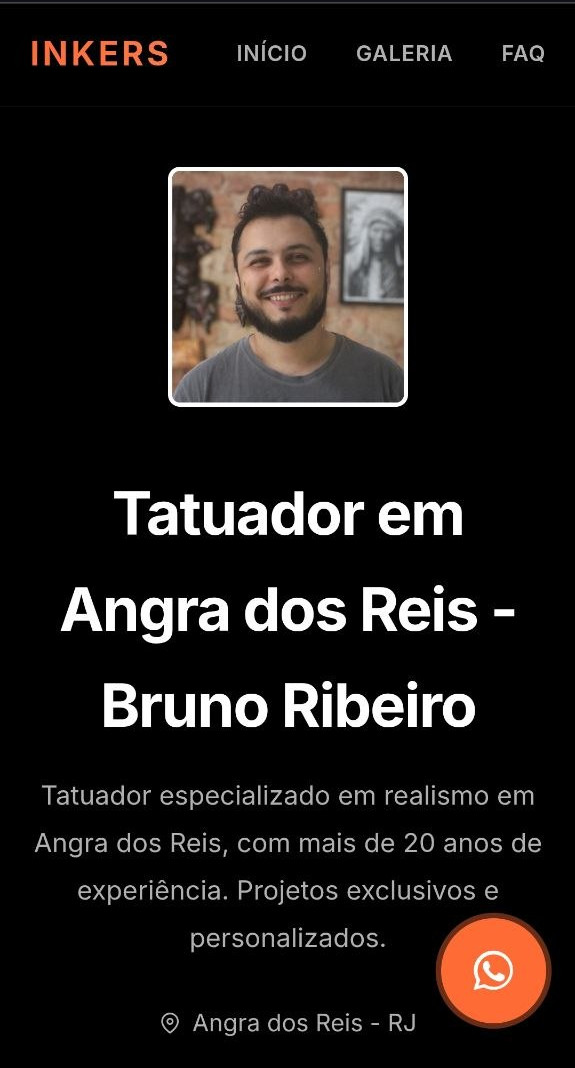 Exemplo de Página do Artista 1