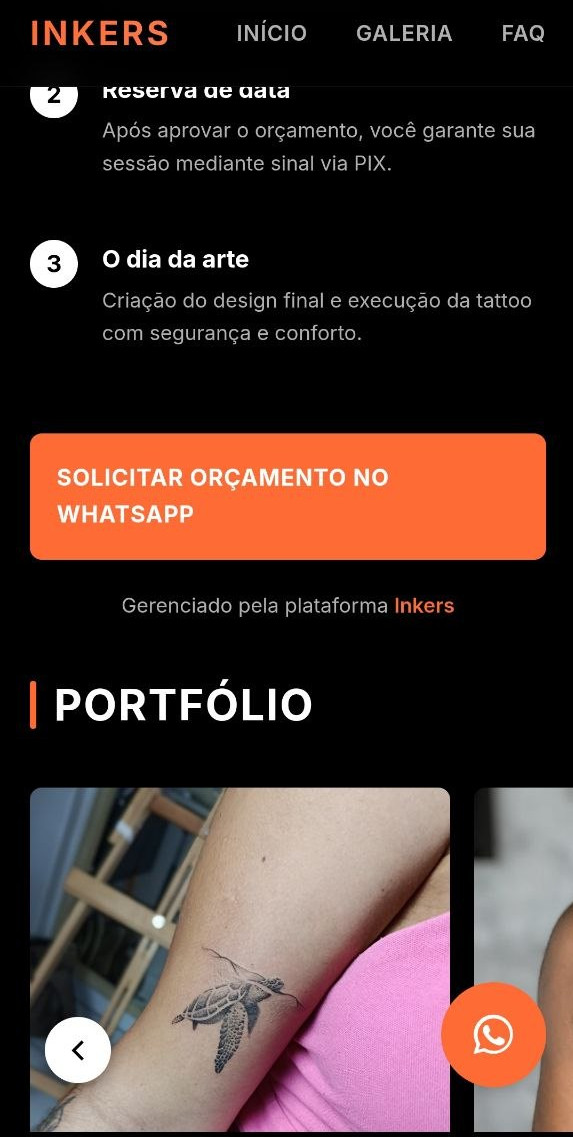Exemplo de Página do Artista 3