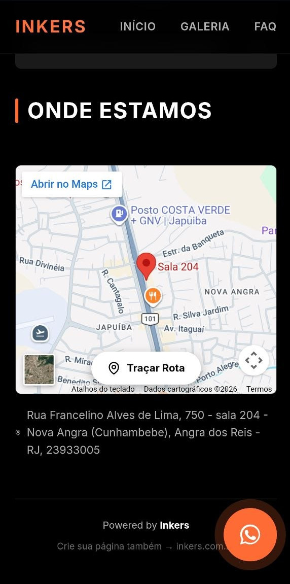 Exemplo de Página do Artista 4